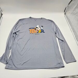 Disney Wine Dine 10K Run Mickey Chef Long Sleeve Shirt Champion Athleticwear XL